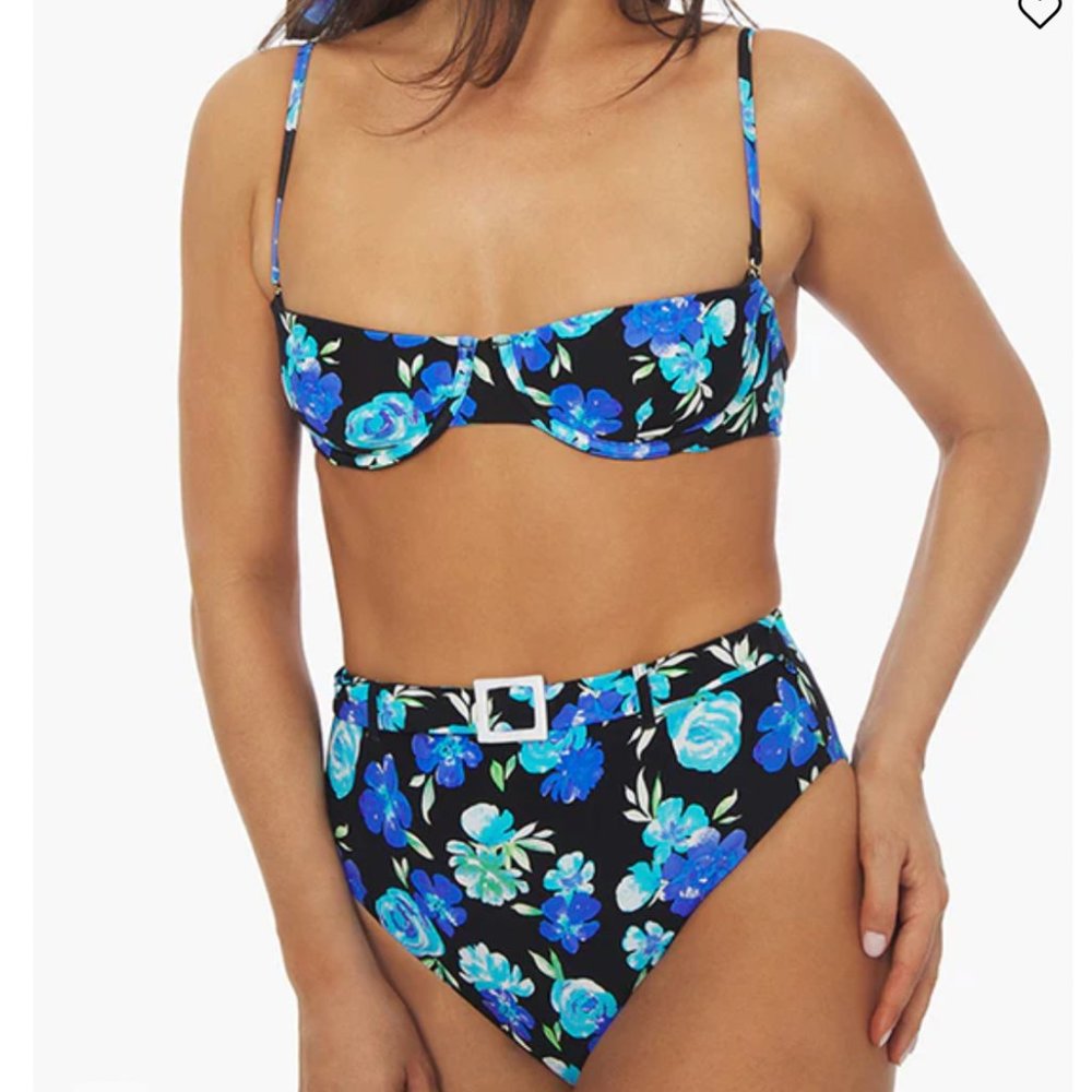 We Wore What Floral bikini set